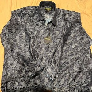 Xxl Insearch paisley dress shirt
